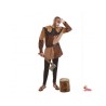 Disfraz Medieval Marrón Adulto Talla M-L
