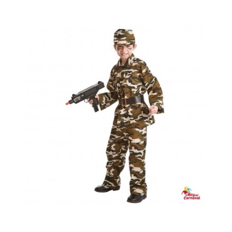 Disfraz Infantil Militar 6-7 Años
