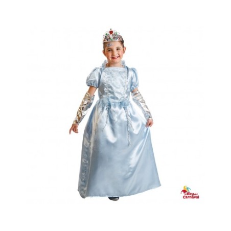 Disfraz Princesa Azul 8-10 Años