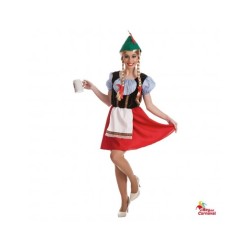 Disfraz De Tirolesa Adulto Talla M