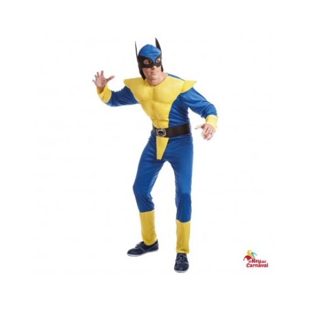 Disfraz De Lobo Amarillo Talla M-L