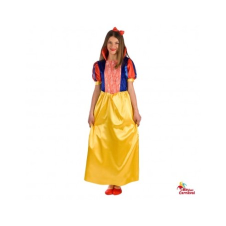 Disfraz De Princesa Nieves 6-7 Años