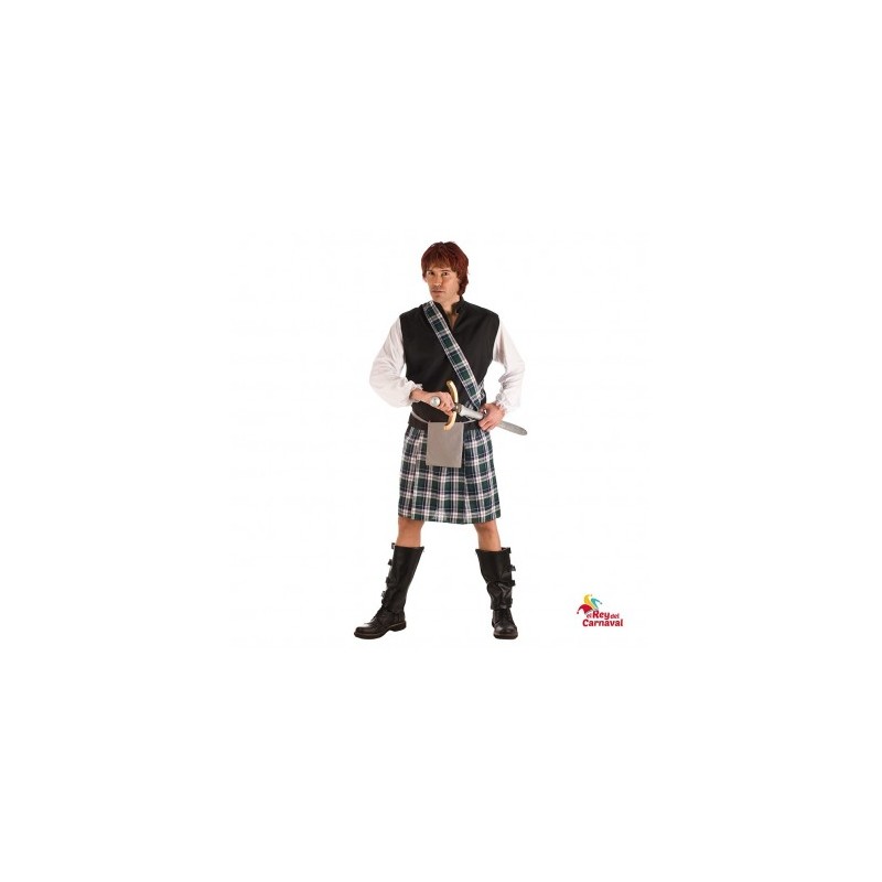 Disfraz Escoces Adulto Talla M-L