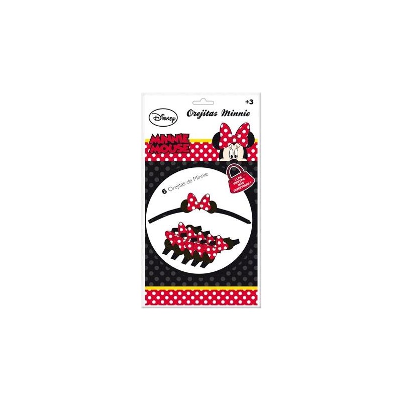 OREJAS MINNIE CARTON 6 UNID.