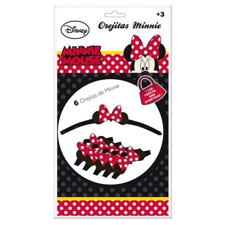 OREJAS MINNIE CARTON 6 UNID.