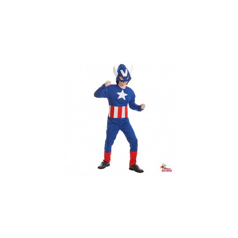 Disfraz Heroe Americano 6-7 Años