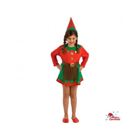 Disfraz Elfa 6-7 Años
