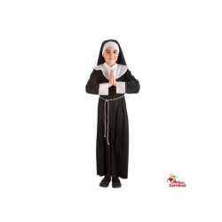 Disfraz De Monja Infantil 8-10 Años
