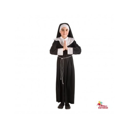 Disfraz De Monja Infantil 8-10 Años
