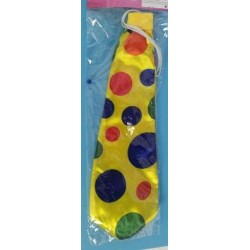 CORBATA LUNARES PAYASO 46 CM.