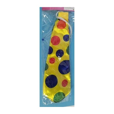 CORBATA LUNARES PAYASO 46 CM.