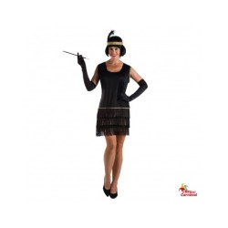 Disfraz Charleston Negro T.M