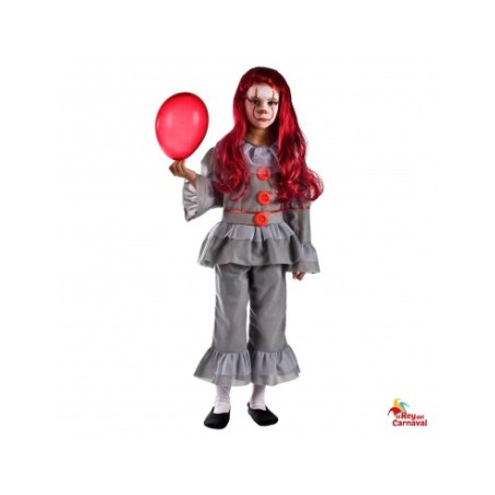 Disfraz Payaso Diabolico 6-7 Años
