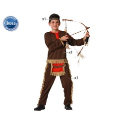 DISFRAZ INDIO ROJO NIÑO INFANTIL CON CINTA