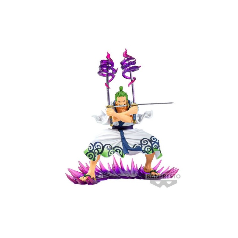 FIGURA BANPRESTO ONE PIECE ZORO JURO 13 CM