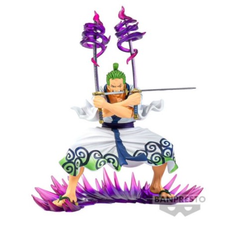 FIGURA BANPRESTO ONE PIECE ZORO JURO 13 CM