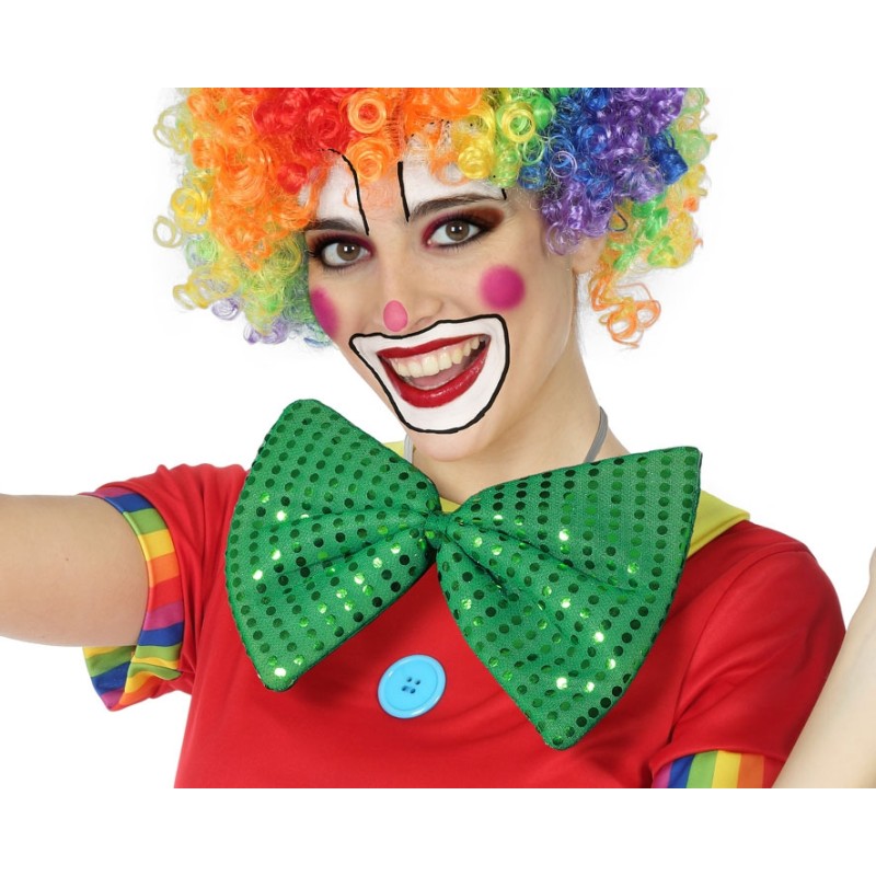 PAJARITA GIGANTE DE PAYASO VERDE BRILLANTE