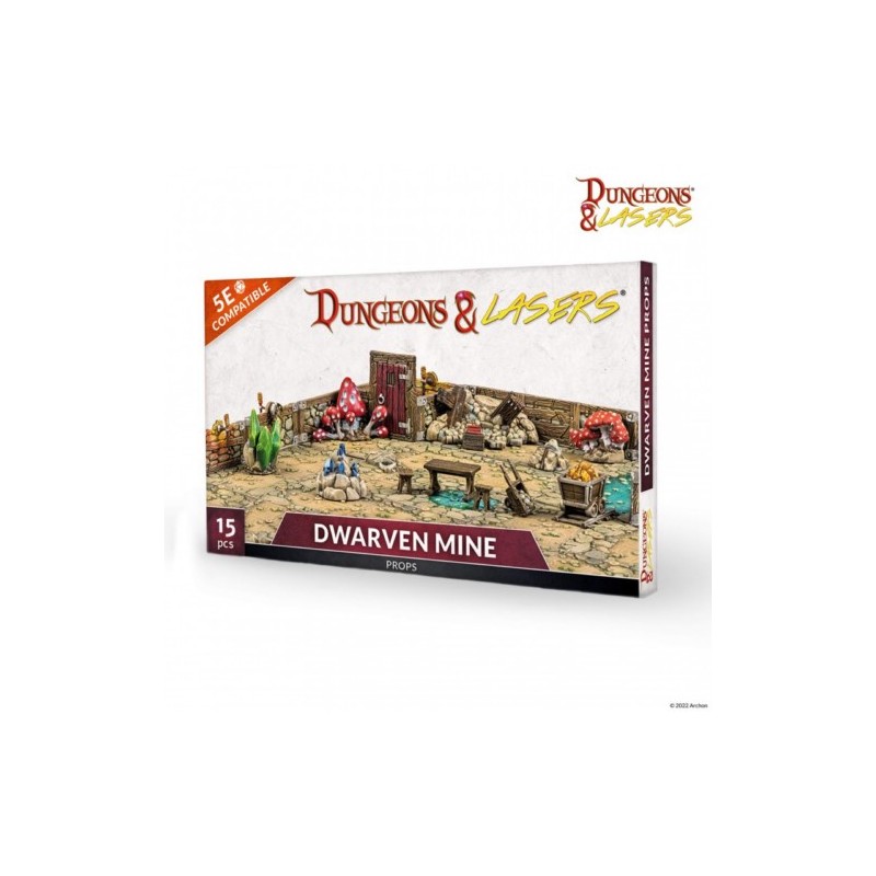 DUNGEON & LASERS: DWARVEN MINE PROPS