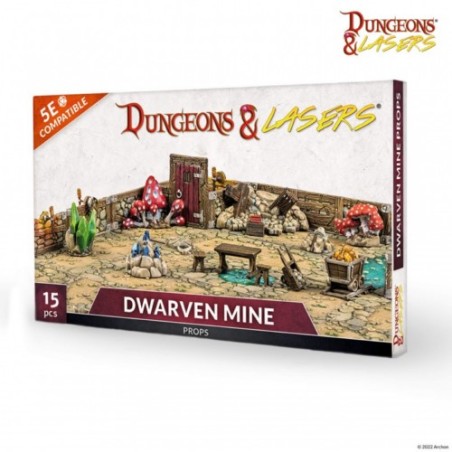 DUNGEON & LASERS: DWARVEN MINE PROPS