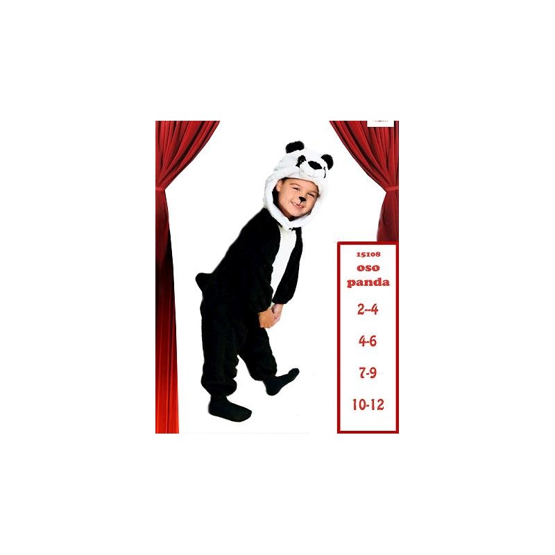 Disfraz de Oso Panda para niños
