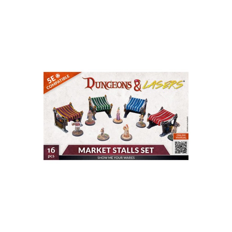 DUNGEON & LASERS: MARKET STALLS SET