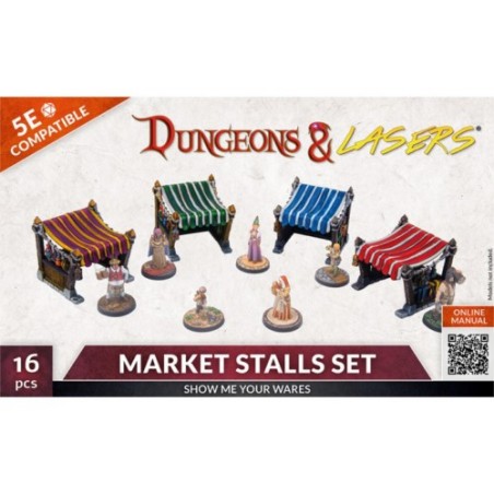 DUNGEON & LASERS: MARKET STALLS SET