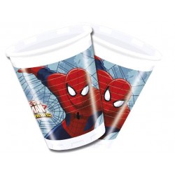 Vasos de Spiderman 8 un.