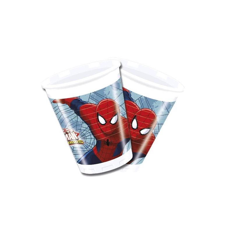 Vasos de Spiderman 8 un.