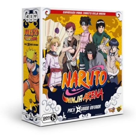 NARUTO NINJA ARENA EXP GRADO INFERIOR