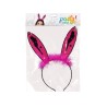 DIADEMA OREJAS CONEJO ROSA
