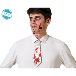 CORBATA SANGRIENTA HALLOWEEN HOMBRE ADULTO