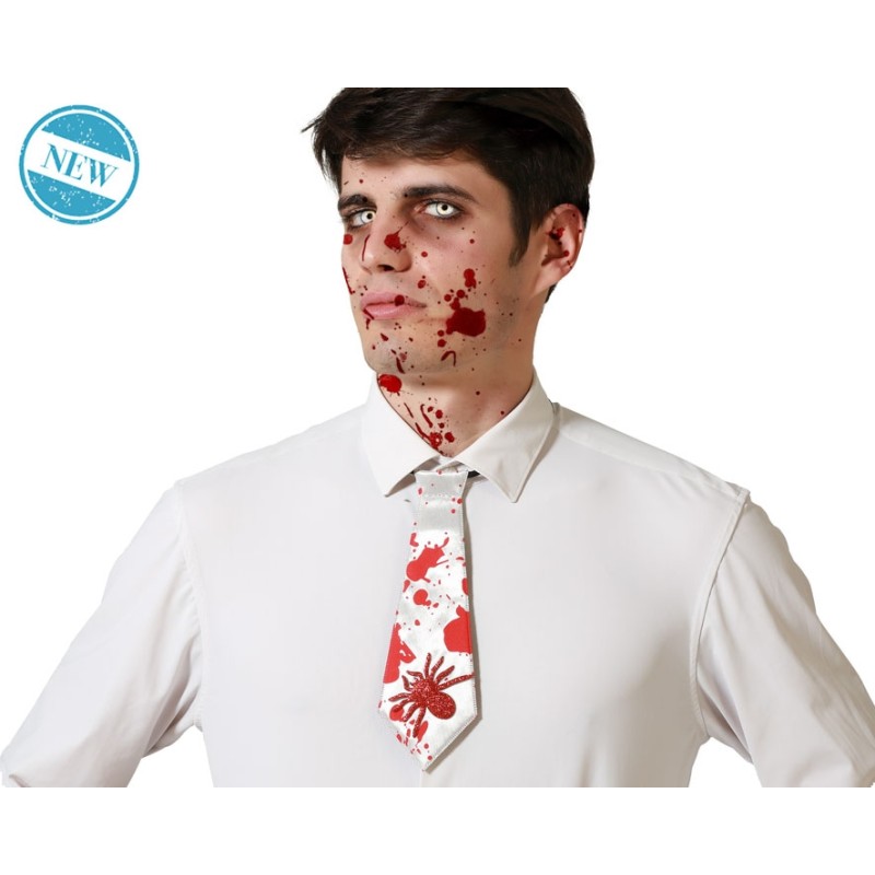 CORBATA SANGRIENTA HALLOWEEN HOMBRE ADULTO