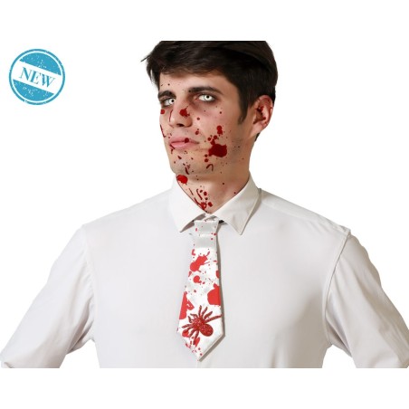 CORBATA SANGRIENTA HALLOWEEN HOMBRE ADULTO