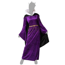 Disfraz de Reina Bruja Malvada Morado para Mujer