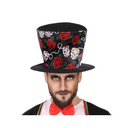 SOMBRERO HALLOWEEN NEGRO HOMBRE ADULTO