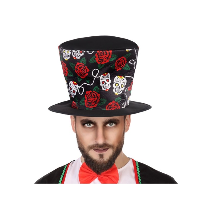 SOMBRERO HALLOWEEN NEGRO HOMBRE ADULTO