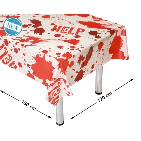 MANTEL HALLOWEEN SANGRIENTO FIESTA DECORACIÓN