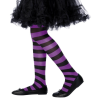 Panty Rayas Moradas y Negras Infantil