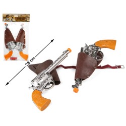 Pistolas Juguete con Cartucheras (2 Unidades)