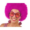 GAFAS REDONDAS CARNAVAL FUCSIA MUJER ADULTO
