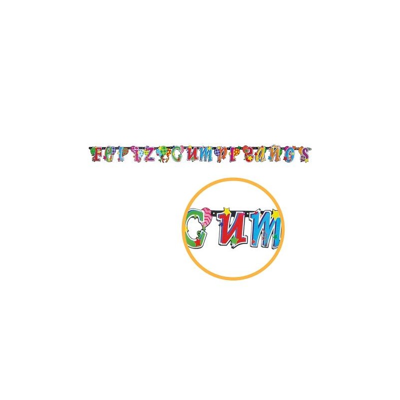 GUIRNALDA FELIZ CUMPLEAÑOS