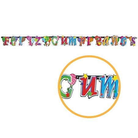 GUIRNALDA FELIZ CUMPLEAÑOS