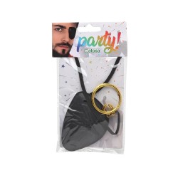 PARCHE Y PENDIENTE PIRATA CARNAVAL HOMBRE ADULTO
