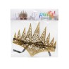 CORONA PRINCESA DORADA BRILLANTE MUJER ADULTO