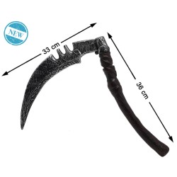 HACHA GUADAÑA CORTA HALLOWEEN 33X36 CM