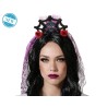DIADEMA HALLOWEEN TELARAÑA PÚRPURA MUJER ADULTO
