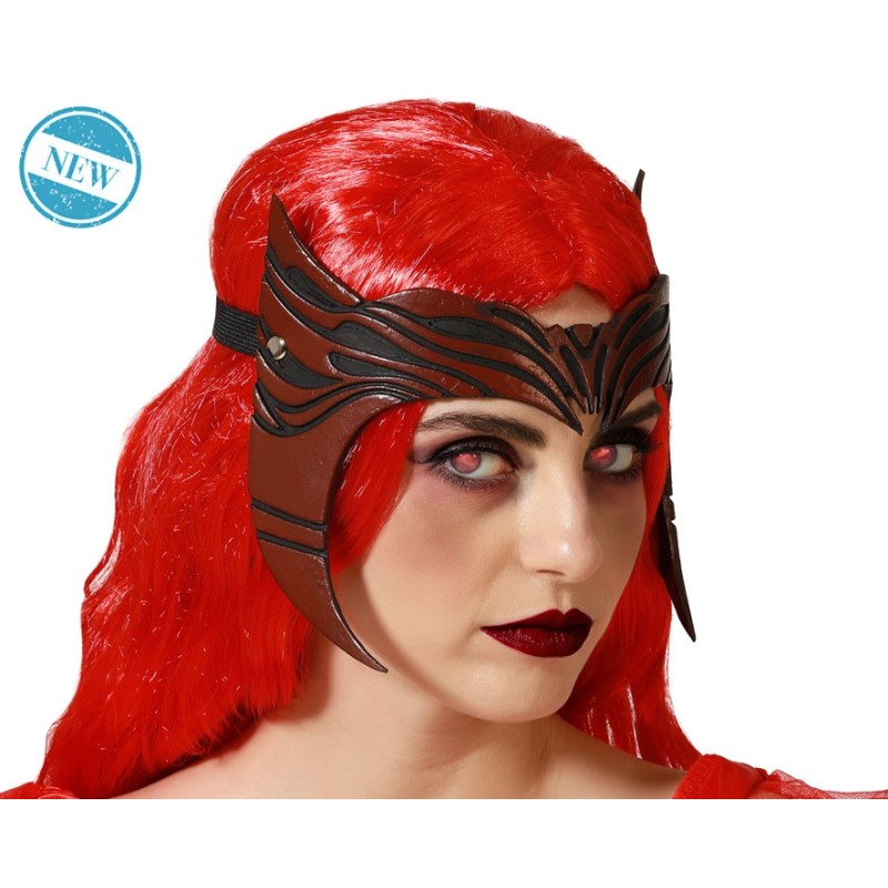 MÁSCARA HALLOWEEN ACCESORIO DEMONIA MUJER ADULTO