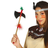 Hacha de Indio de 35 cm | Accesorio para Disfraz - Carnaval y Fiestas Temáticas