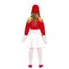 Disfraz de Majorette Infantil Rojo y Blanco para Niña