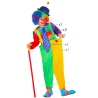 Disfraz de Payaso Multicolor Pantalones Anchos Infantil